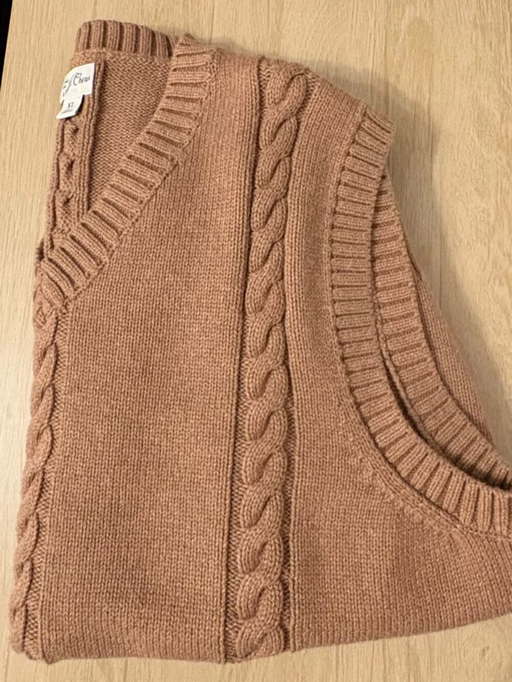 J.Crew cotton cable-knit sweater vest
